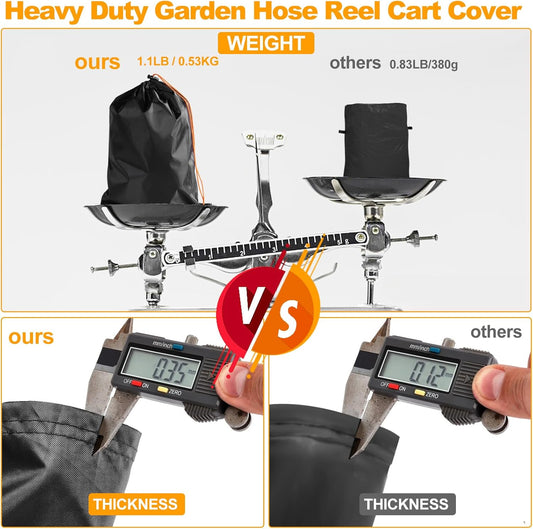 Hose Reel Cart Covers for Outside,420D Hosepipes for Garden, Courtyard