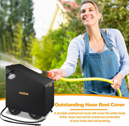 Hose Reel Cart Covers for Outside,420D Hosepipes for Garden, Courtyard