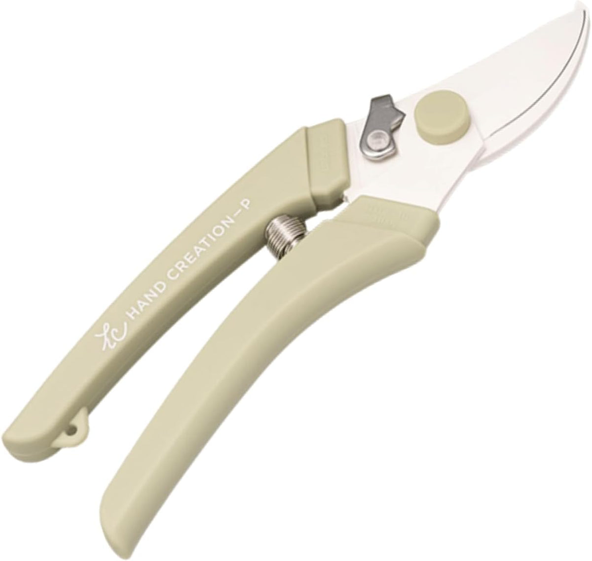 Japanese Hand Pruners - Sakagen Hand Creation, Ultra Sharp Bypass Pruning Shears for Flowers & Gardening, Made in Japan, P-180 (Moss Green)