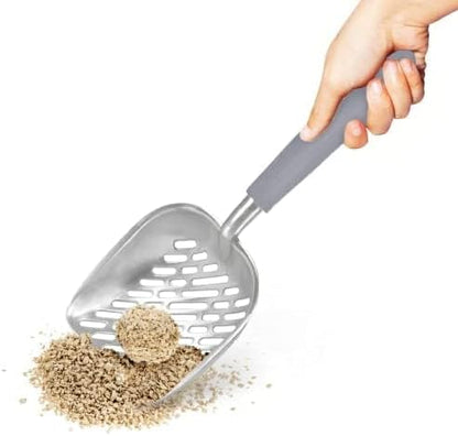 Cat Litter Scoop, Life Transforming Cat Scooper, Reduces Hand Fatigue, Saves Clear Litter, Use with Small Litter Type, Makes Scooping Faster and Easier, Pink, 1 pc