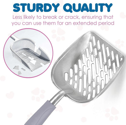 Cat Litter Scoop, Life Transforming Cat Scooper, Reduces Hand Fatigue, Saves Clear Litter, Use with Small Litter Type, Makes Scooping Faster and Easier, Pink, 1 pc