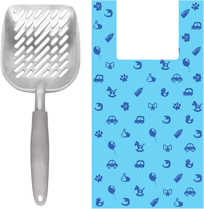 Cat Litter Scoop, Life Transforming Cat Scooper, Reduces Hand Fatigue, Saves Clear Litter, Use with Small Litter Type, Makes Scooping Faster and Easier, Pink, 1 pc