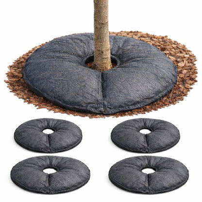 SteadySpring® 24" Smart 30+Day Tree Watering Mat - AUTO Refills with RAIN and Slow Releases As Plant Needs - for Root Balls 11" - 15" Dia Slow Release Technology Prevents Over and Under Watering (1)