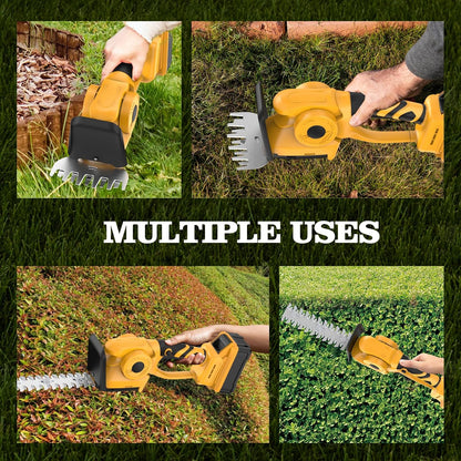 Cordless Hedge Trimmer Compatible with Dewalt 20V Battery