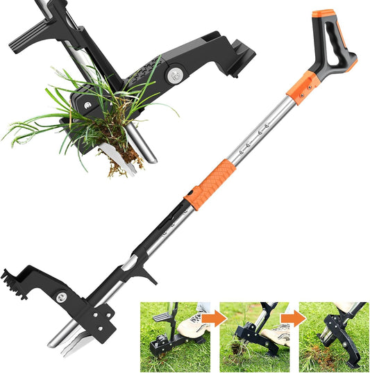 Weed Puller Tool,No Bending/Kneeling for Lawn,Yard & Garden Tool
