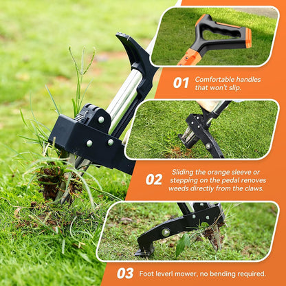 Weed Puller Tool,No Bending/Kneeling for Lawn,Yard & Garden Tool
