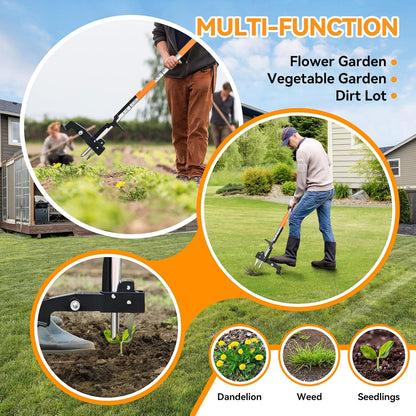 Weed Puller Tool,No Bending/Kneeling for Lawn,Yard & Garden Tool