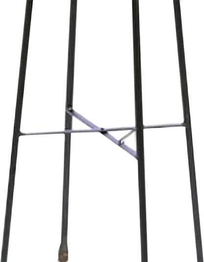 Achla Designs OBL-01, 61-in Wrought Iron Garden Obelisk Trellis, H, Graphite