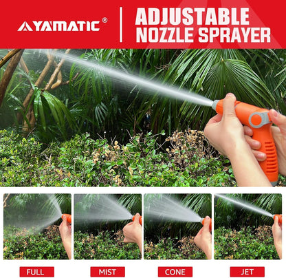 Garden Hose Nozzle Sprayer, 4 Adjustable Spray Patterns, 2PCS