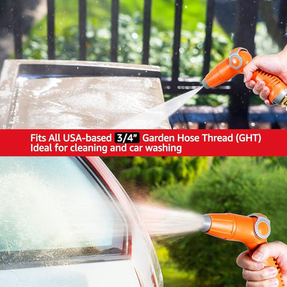 Garden Hose Nozzle Sprayer, 4 Adjustable Spray Patterns, 2PCS