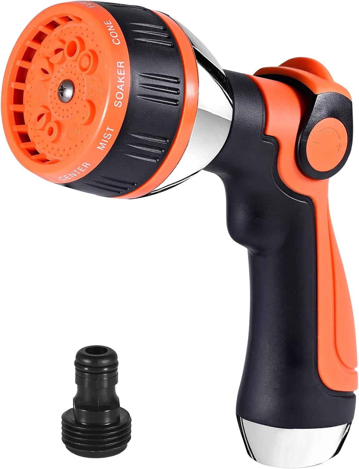 Garden Hose Nozzle Sprayer, 4 Adjustable Spray Patterns, 2PCS