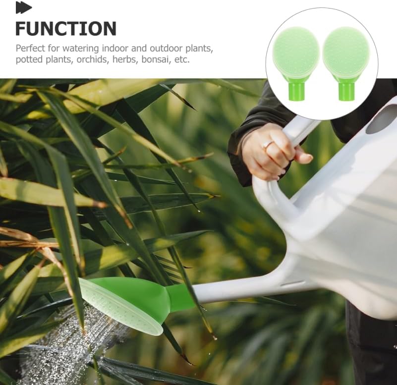 2 pcs Watering can Sprinkler Head Bonsai Watering Head Replacement Watering can Nozzle for Indoor Outdoor Plants Potted Plants Orchids Herbs Small Spout Watering