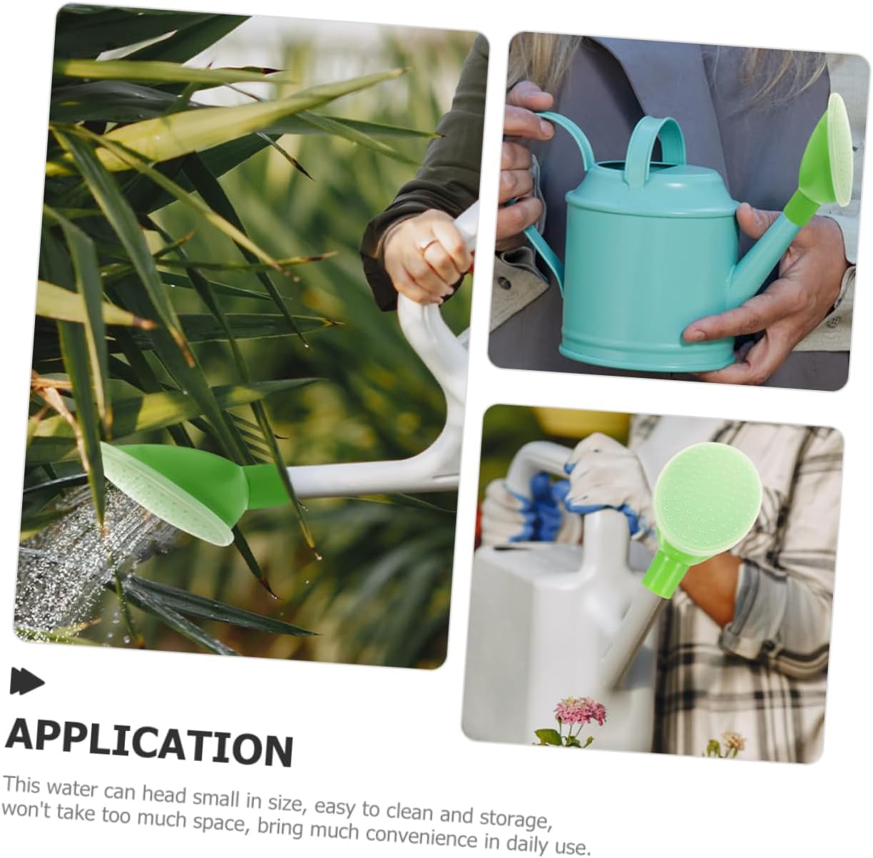2 pcs Watering can Sprinkler Head Bonsai Watering Head Replacement Watering can Nozzle for Indoor Outdoor Plants Potted Plants Orchids Herbs Small Spout Watering