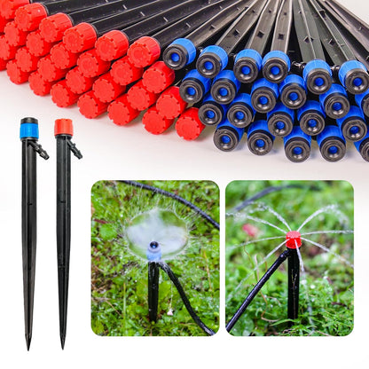 Quick-Connect 200FT Drip Irrigation System Kit, Automatic Garden Plant Watering System for Greenhouse, Yard, Lawn, with 1/2 inch 1/4 inch Irrigation Tubing Hose and Accessories