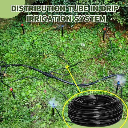 Quick-Connect 200FT Drip Irrigation System Kit, Automatic Garden Plant Watering System for Greenhouse, Yard, Lawn, with 1/2 inch 1/4 inch Irrigation Tubing Hose and Accessories