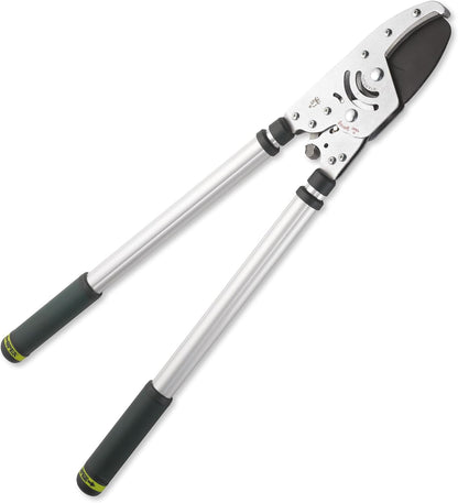 Kew Gardens Razorsharp Heavy Duty Telescopic Ratchet Anvil Loppers