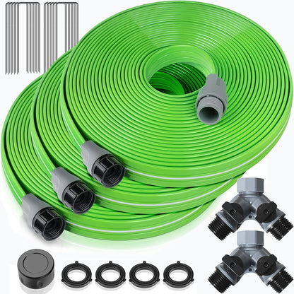 Heavy Duty Sprinkler Soaker Hose 75 FT (25FT x 3Pack)