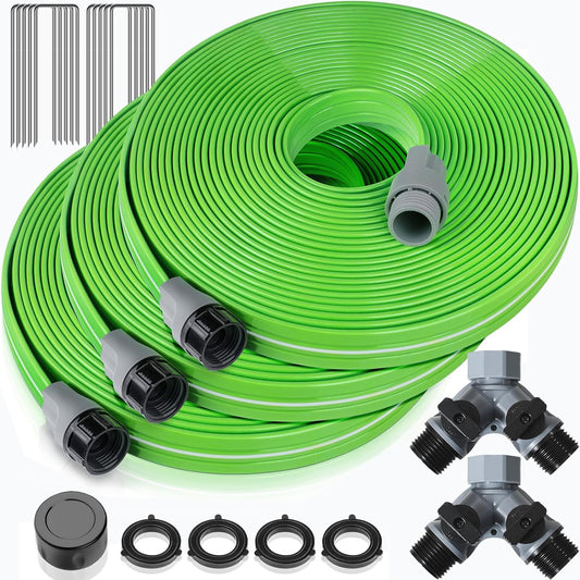 Heavy Duty Sprinkler Soaker Hose 75 FT (25FT x 3Pack)