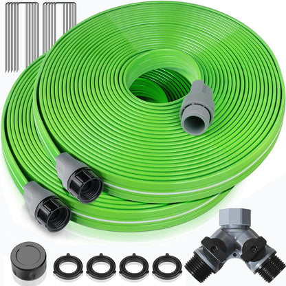 Heavy Duty Sprinkler Soaker Hose 75 FT (25FT x 3Pack)