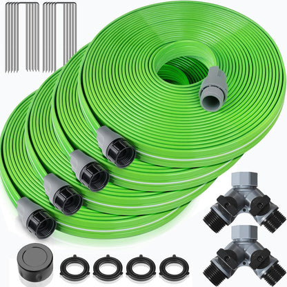 Heavy Duty Sprinkler Soaker Hose 75 FT (25FT x 3Pack)
