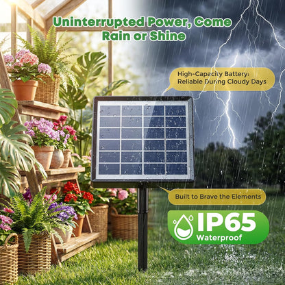 Solar Drip Irrigation System, Split Automatic Watering for Balcony
