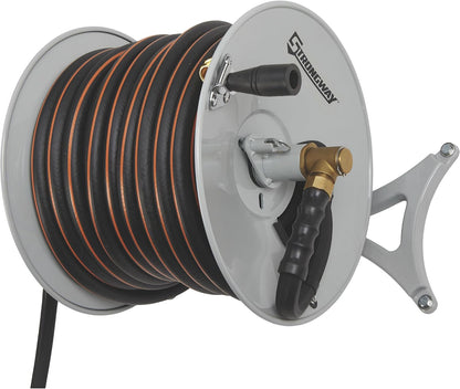 Wall-Mount Hose Reel, 5/8in. x 150ft. Hose, 150 PSI