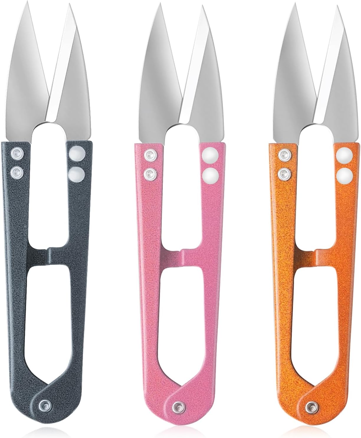 4.1inch Sewing Scissors(pack of 3) Yarn Thread Cutter Small Snips Trimming Nipper - Great for Stitch, Mini DIY Supplies, Yarn Scissors