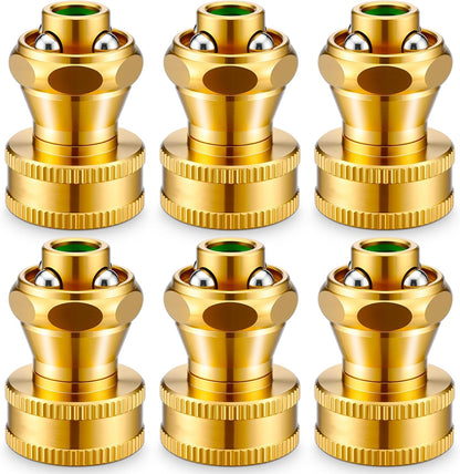 3 Pack Big Shot Brass Hose Nozzle Adjustable Twist,3/4 Inch