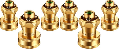 3 Pack Big Shot Brass Hose Nozzle Adjustable Twist,3/4 Inch