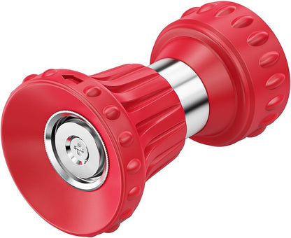 Fireman Style Garden Hose Nozzle, High Pressure Adjustable Sprayer