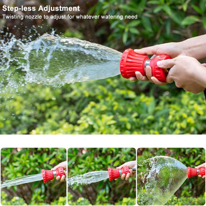 Fireman Style Garden Hose Nozzle, High Pressure Adjustable Sprayer