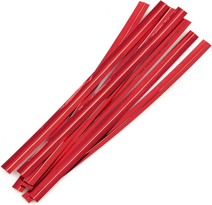 Gold Metallic Twist Ties 100 Yards Bread Candy Coffee Bag Ties Plant Garden Twist Ties for Parties Decorative Ties Cake Present Art Craft