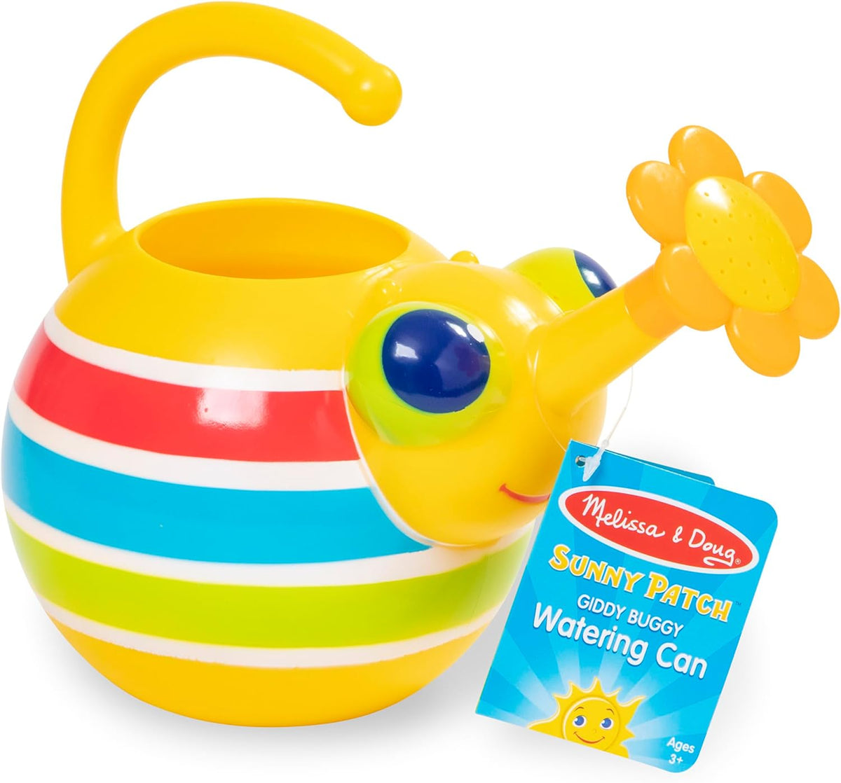 Melissa & Doug Sunny Patch Giddy Buggy Watering Can with Flower-Shaped Spout