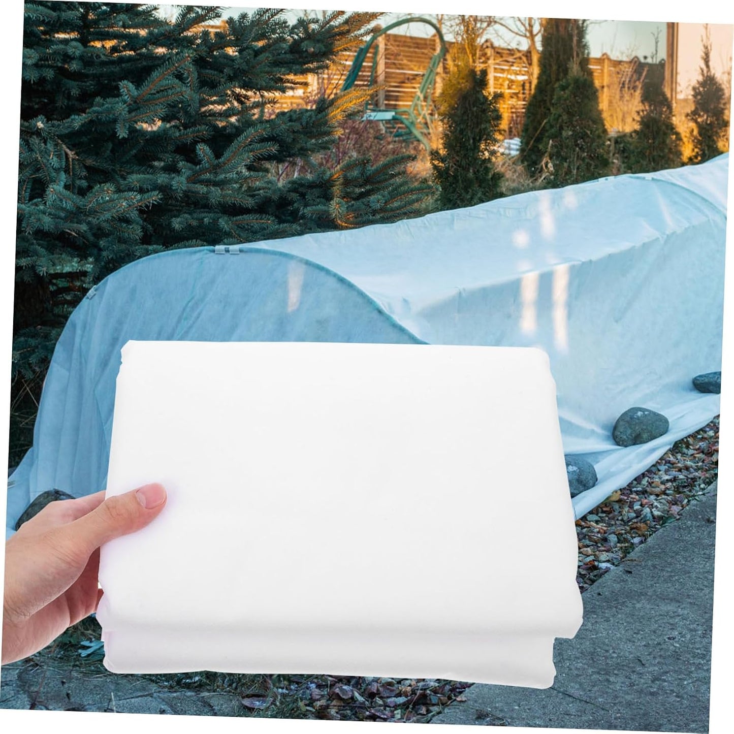 Non-Woven Frost Plant Blankets Plant Cover for Raised Beds Floating Row Cover for