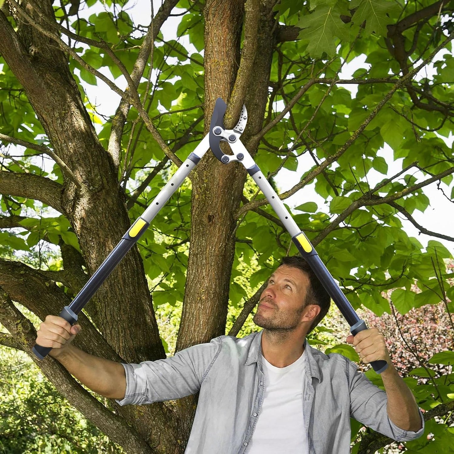 Tree Branch Cutter Garden Shears Set, Loppers for Tree Trimming Heavy Duty
