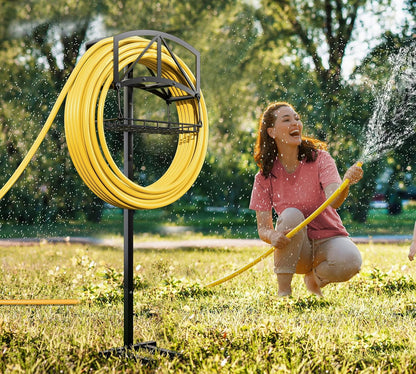 Stainless Steel Garden Hose Holder for Yard Lawn Storage