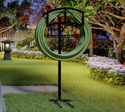Stainless Steel Garden Hose Holder for Yard Lawn Storage