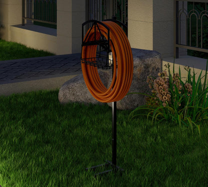 Stainless Steel Garden Hose Holder for Yard Lawn Storage
