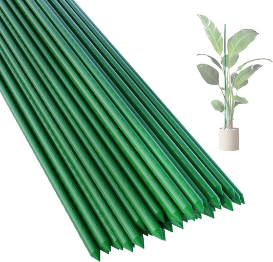 36 Inch 3 Ft Plant Support Garden Stakes for Outdoor Plants, 25 PCS