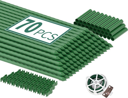 36 Inch 3 Ft Plant Support Garden Stakes for Outdoor Plants, 25 PCS