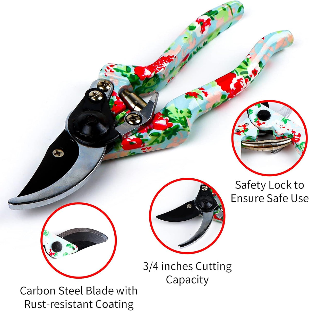 Garden Tools Set, 10 PCS Heavy Duty Gardening Tools Includes Hand Trowel Rake Weeder Pruner, Gardening Gifts for Women, Garden Kit with Tote Bag, Apron, Gloves, Kneeling Pad