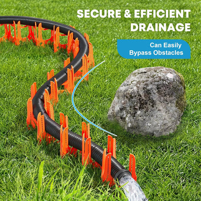 Kohree RV Sewer Hose Support 20FT, Black RV Sewer Hose Holder