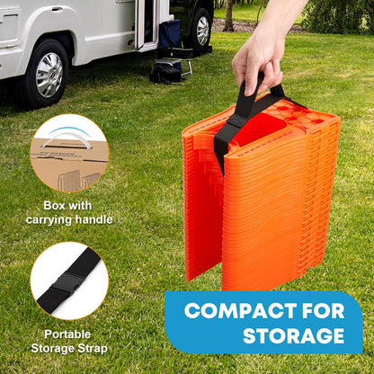 Kohree RV Sewer Hose Support 20FT, Black RV Sewer Hose Holder
