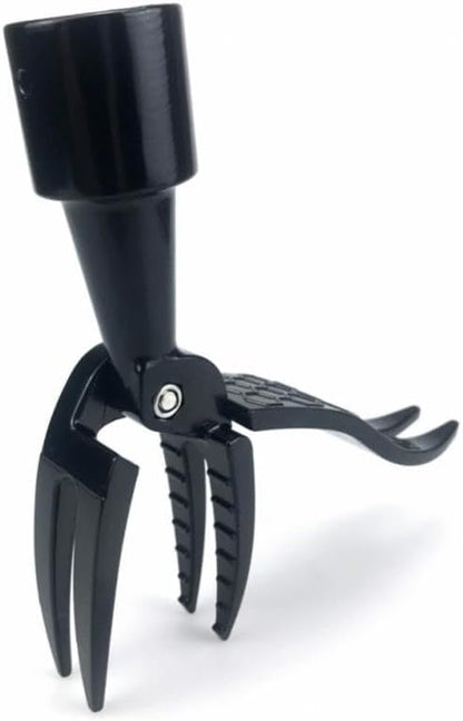 Foot-Operated Weeder Outdoor Stand Up Weed Puller Claw Weeder Root Remover Tool Weed Puller Replacement Heavy Duty for Yard Garden 4 Claws Steel Head Artifact Uprooting Without Handle