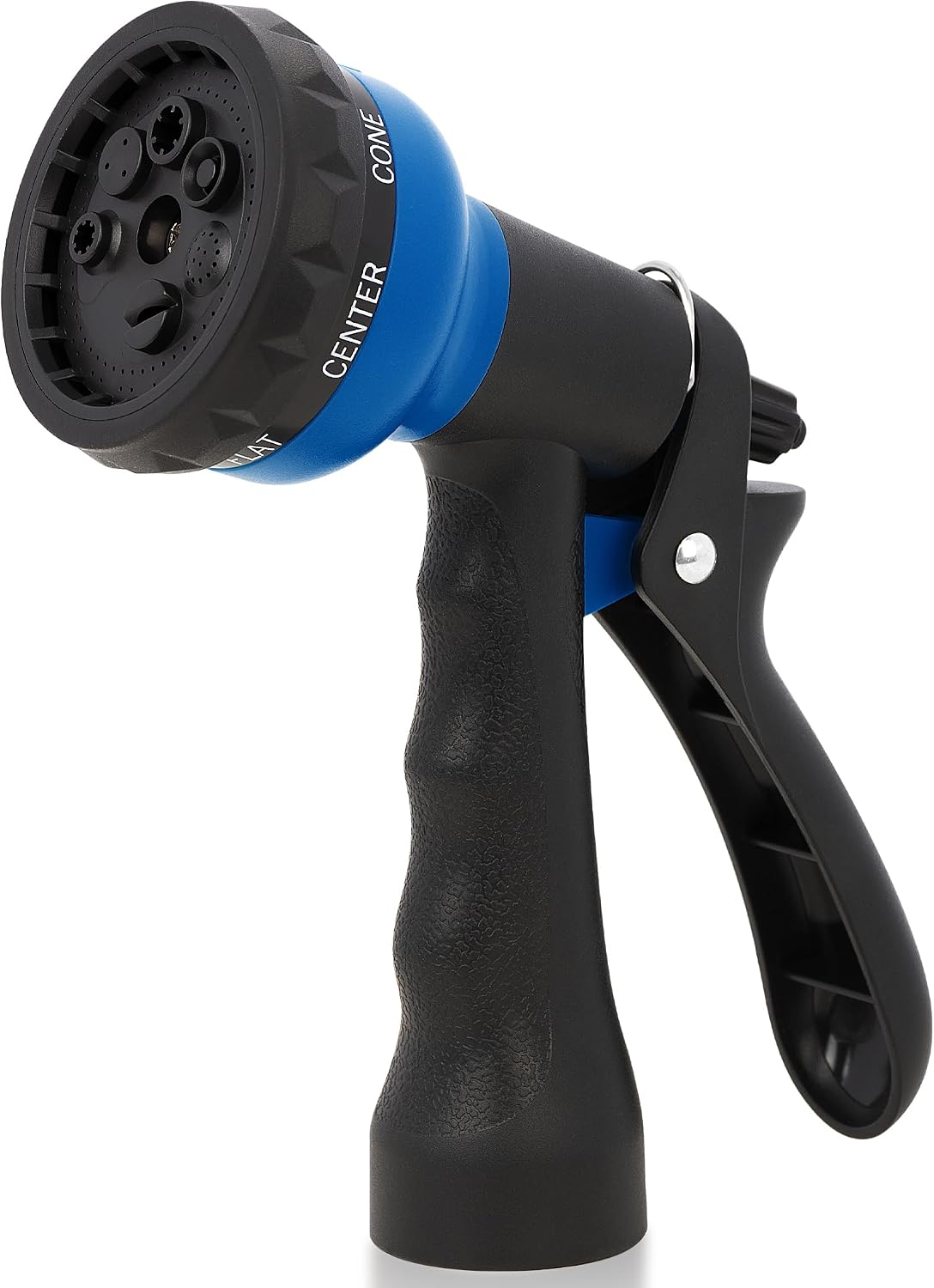 Garden Hose Nozzle Sprayer - 7 Adjustable Watering Patterns Nozzle for Water Hose, Non-Slip Garden Spray Nozzle Hose Attachment for Car Washing, Watering Plants, Pets Showering,Lawns Cleaning