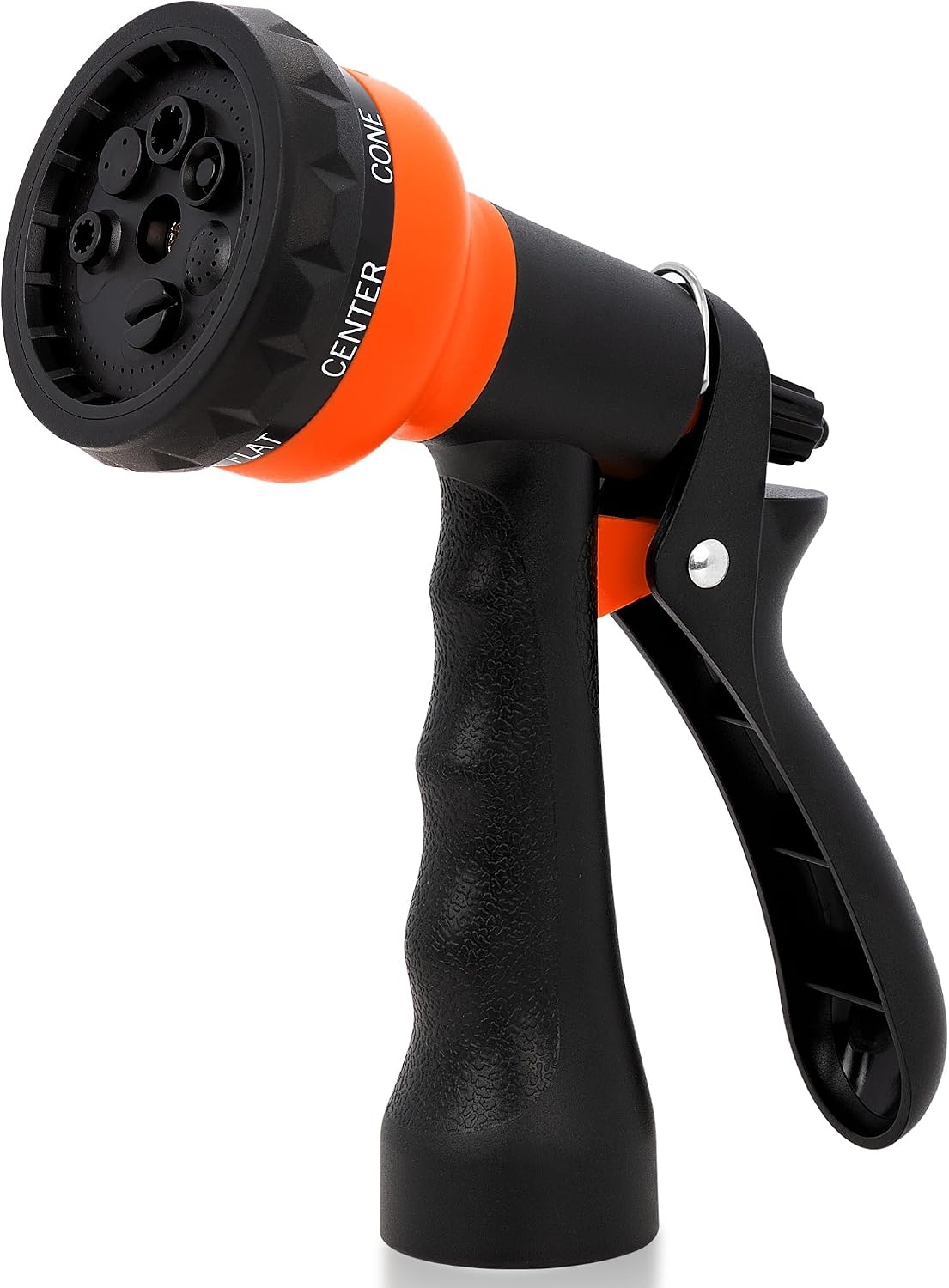Garden Hose Nozzle Sprayer - 7 Adjustable Watering Patterns Nozzle for Water Hose, Non-Slip Garden Spray Nozzle Hose Attachment for Car Washing, Watering Plants, Pets Showering,Lawns Cleaning