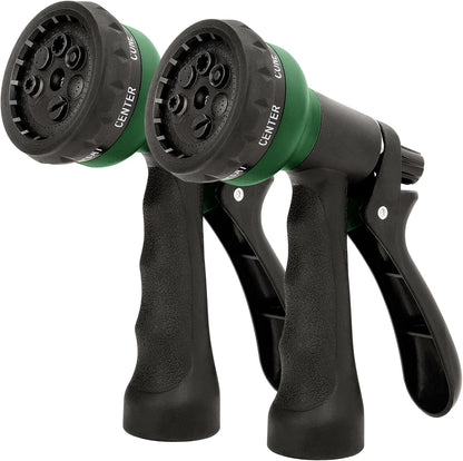 Garden Hose Nozzle Sprayer - 7 Adjustable Watering Patterns Nozzle for Water Hose, Non-Slip Garden Spray Nozzle Hose Attachment for Car Washing, Watering Plants, Pets Showering,Lawns Cleaning