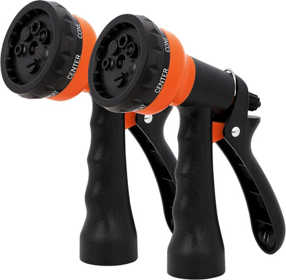 Garden Hose Nozzle Sprayer - 7 Adjustable Watering Patterns Nozzle for Water Hose, Non-Slip Garden Spray Nozzle Hose Attachment for Car Washing, Watering Plants, Pets Showering,Lawns Cleaning