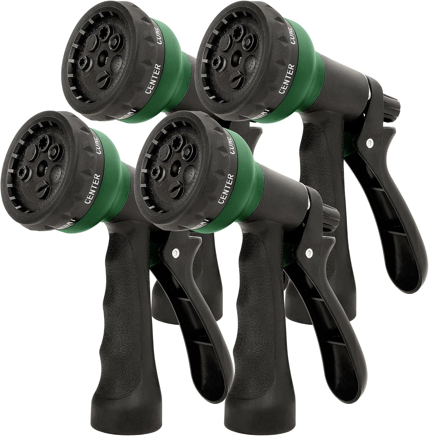 Garden Hose Nozzle Sprayer - 7 Adjustable Watering Patterns Nozzle for Water Hose, Non-Slip Garden Spray Nozzle Hose Attachment for Car Washing, Watering Plants, Pets Showering,Lawns Cleaning