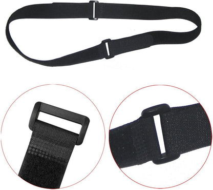 1"x20FT Hook and Loop Straps, with 30 Plastic Buckles, Adjustable Fastening Cable Straps, Cut-to-Length Cinch Strap, Reusable Nylon Securing Cord Ties for Organizer or Storage - Black